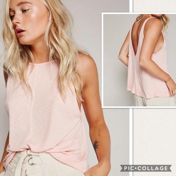 Free People Tops - NWT Free People Sleek N’ Easy Tank Top